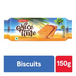 Britannia Nice Time Biscuits Sugar Showered Coconut thumbnail 2