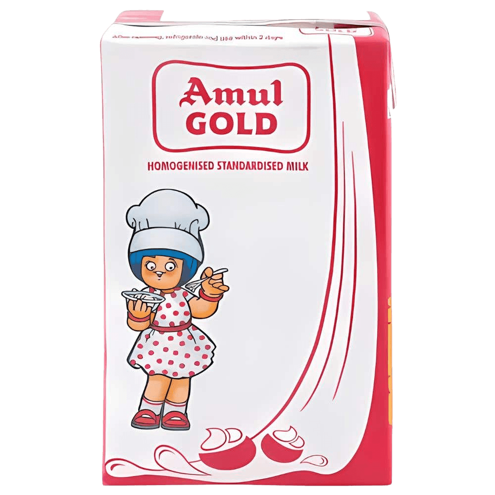 Amul Gold UHT Milk Tetra Pack 1