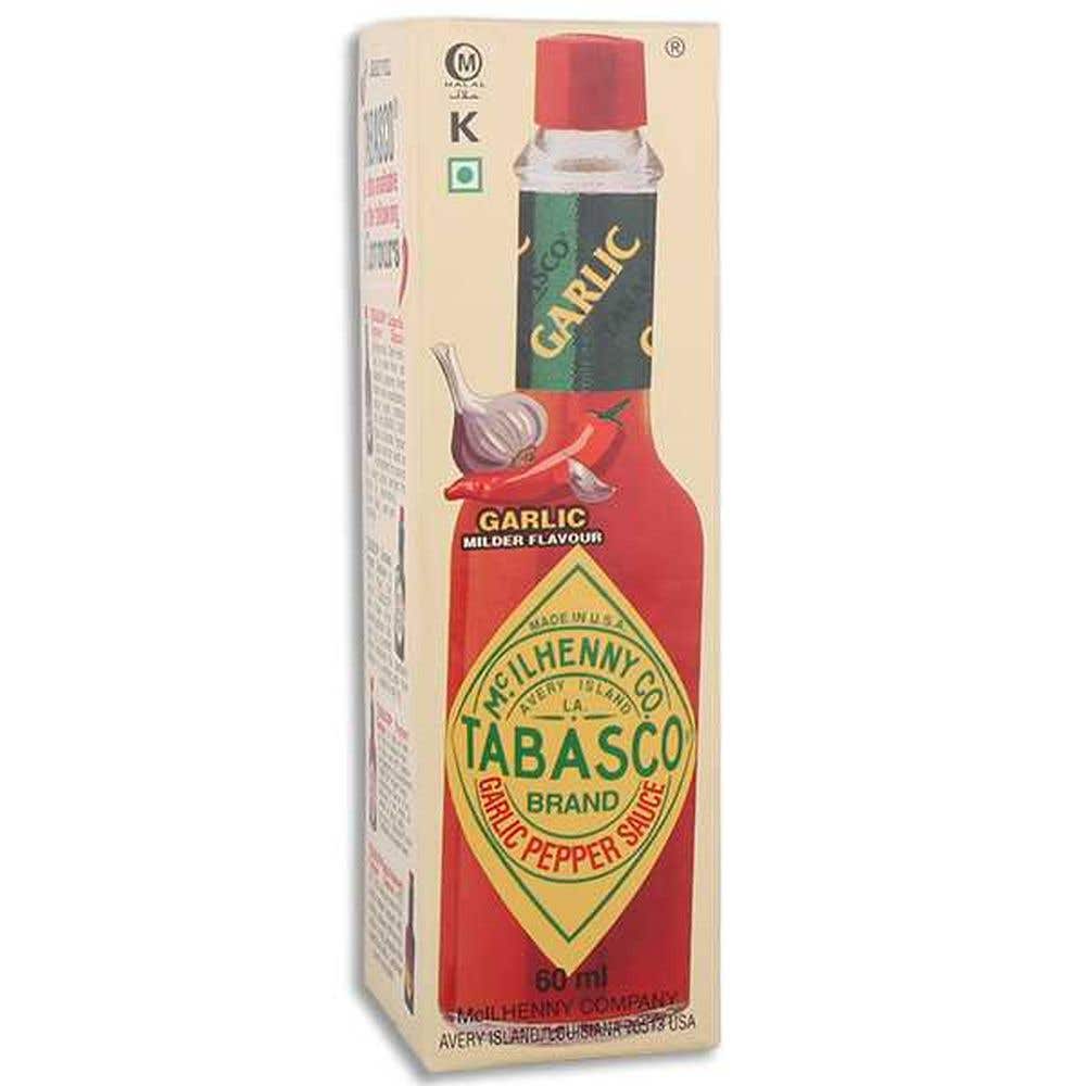 Tabasco Garlic Pepper Sauce Bottle 60Ml