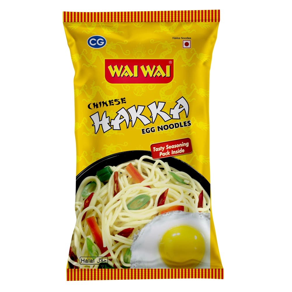 Wai Wai Chinese Hakka Noodles Egg 160gm