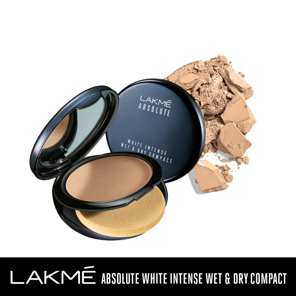 Lakme Absolute White Intense Wet & Dry Compact Spf25 - 05 Beige Honey - 9Gm