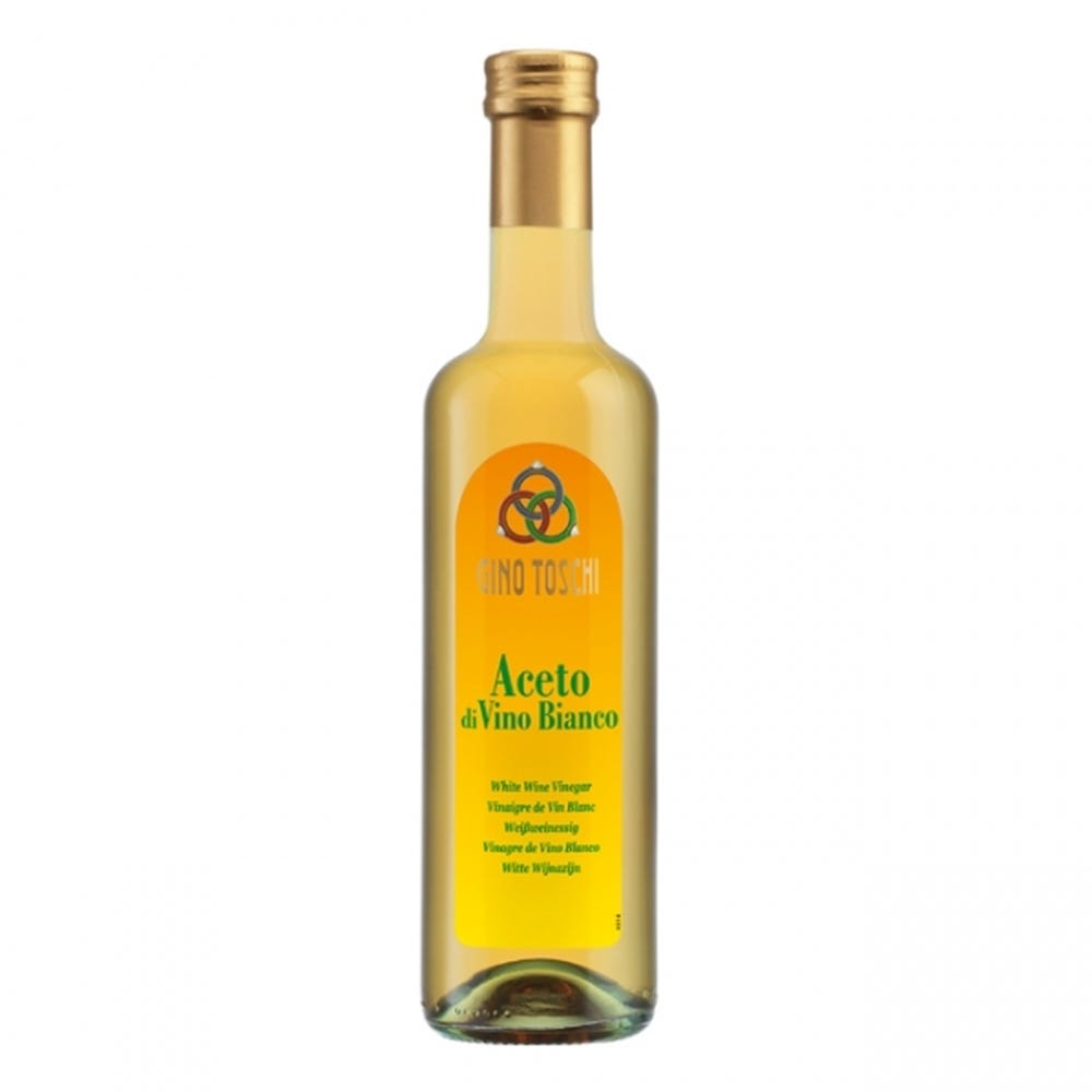 Toschi White Wine Vinegar Bottle 500Ml
