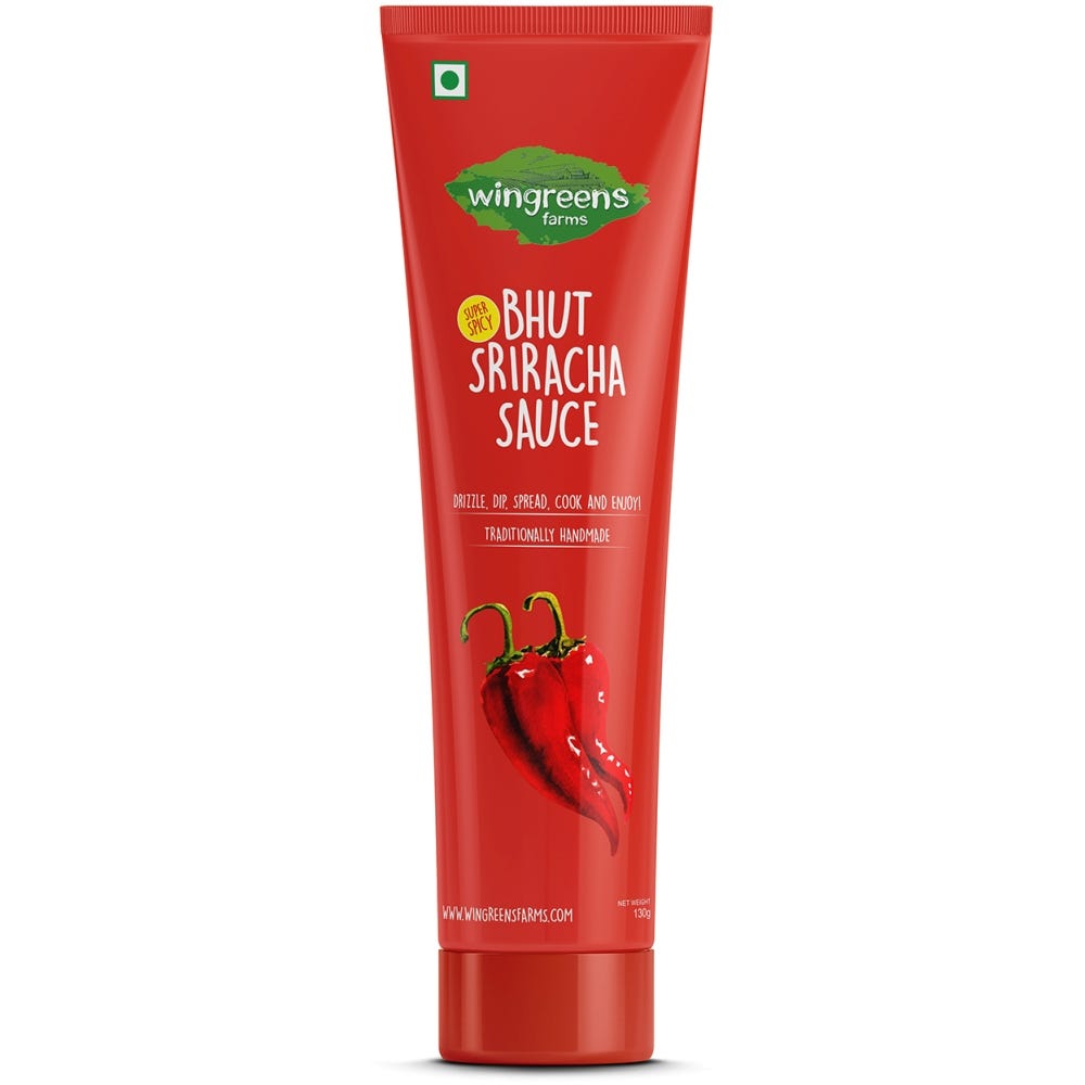 Wingreens Farms Bhut Sriracha Sauce 130G