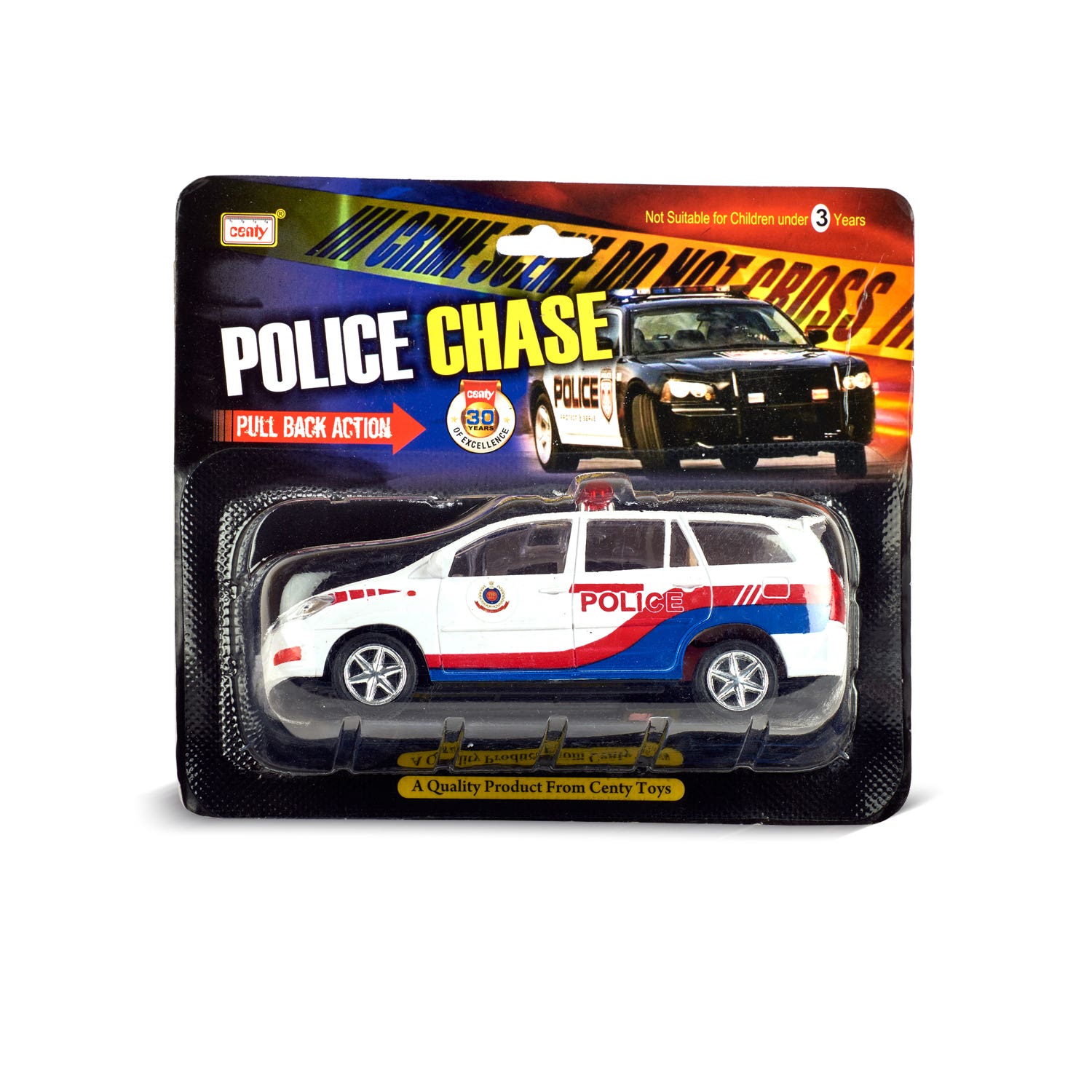Centy Toys Innova  Police Chase Pull Back Car