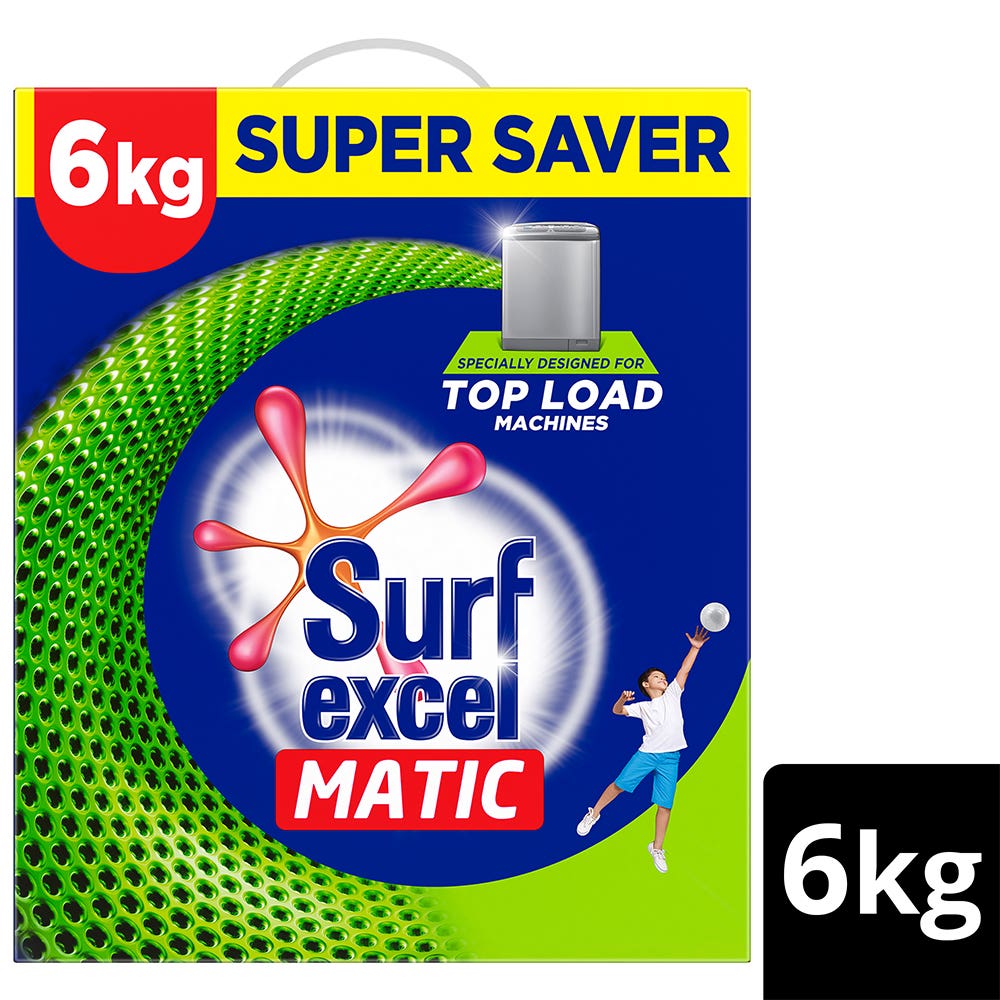 Surf Excel Matic Top Load Detergent Powder 4Kg+2Kg Free