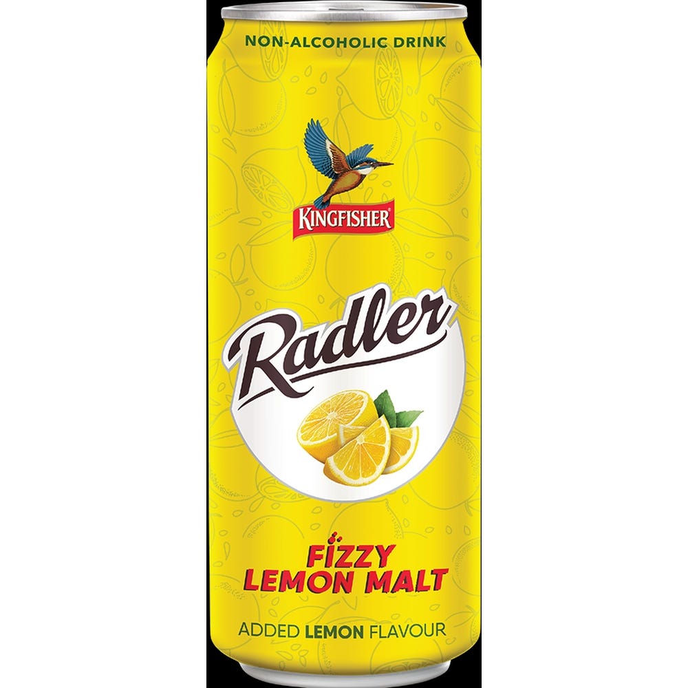 Kingfisher Raddler Lemon Non Alcoholic Drnk Can 300Ml