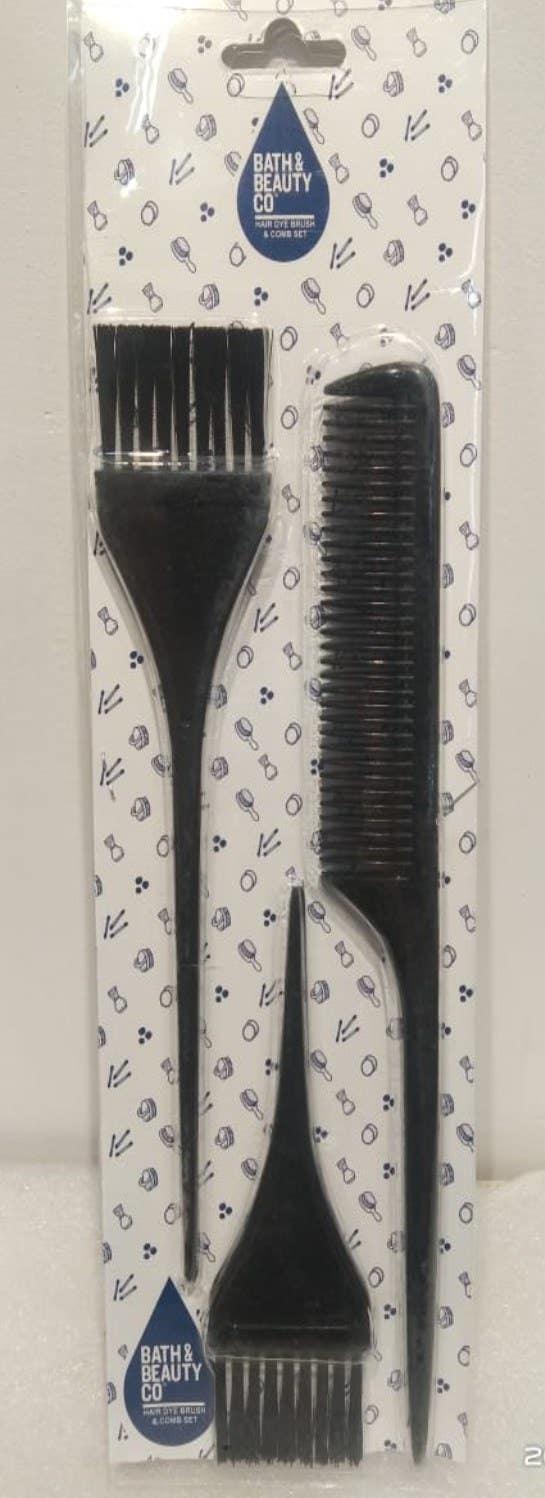 Bb Hair Dye Brush & Comb Set(Pack Of 3)
