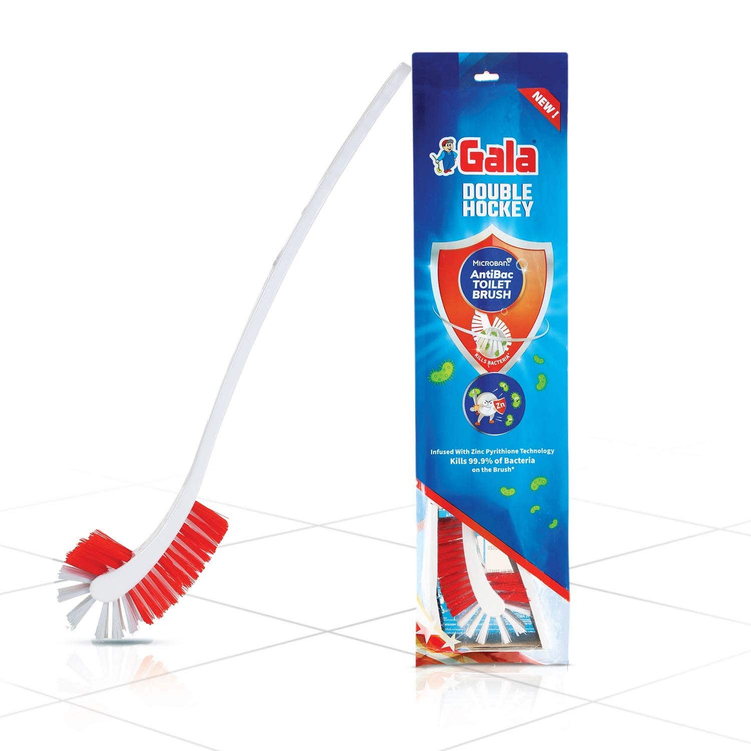 Gala Double Hockey Antibac Toilet Brush