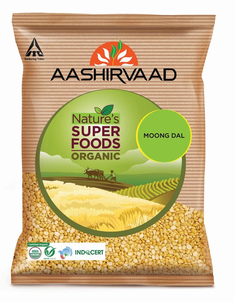Aashirvaad Nature'S Super Foods Organic Moong Dal 1Kg