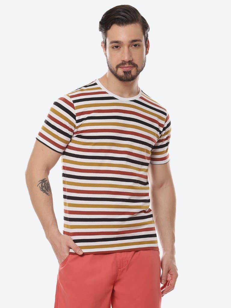 Striper T-Shirt For Men